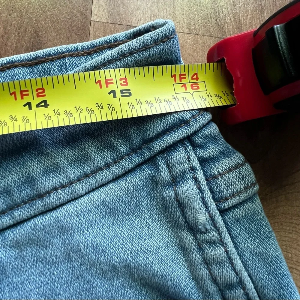 Wrangler Sky Blue Distressed Straight Jeans - Picture 10 of 13